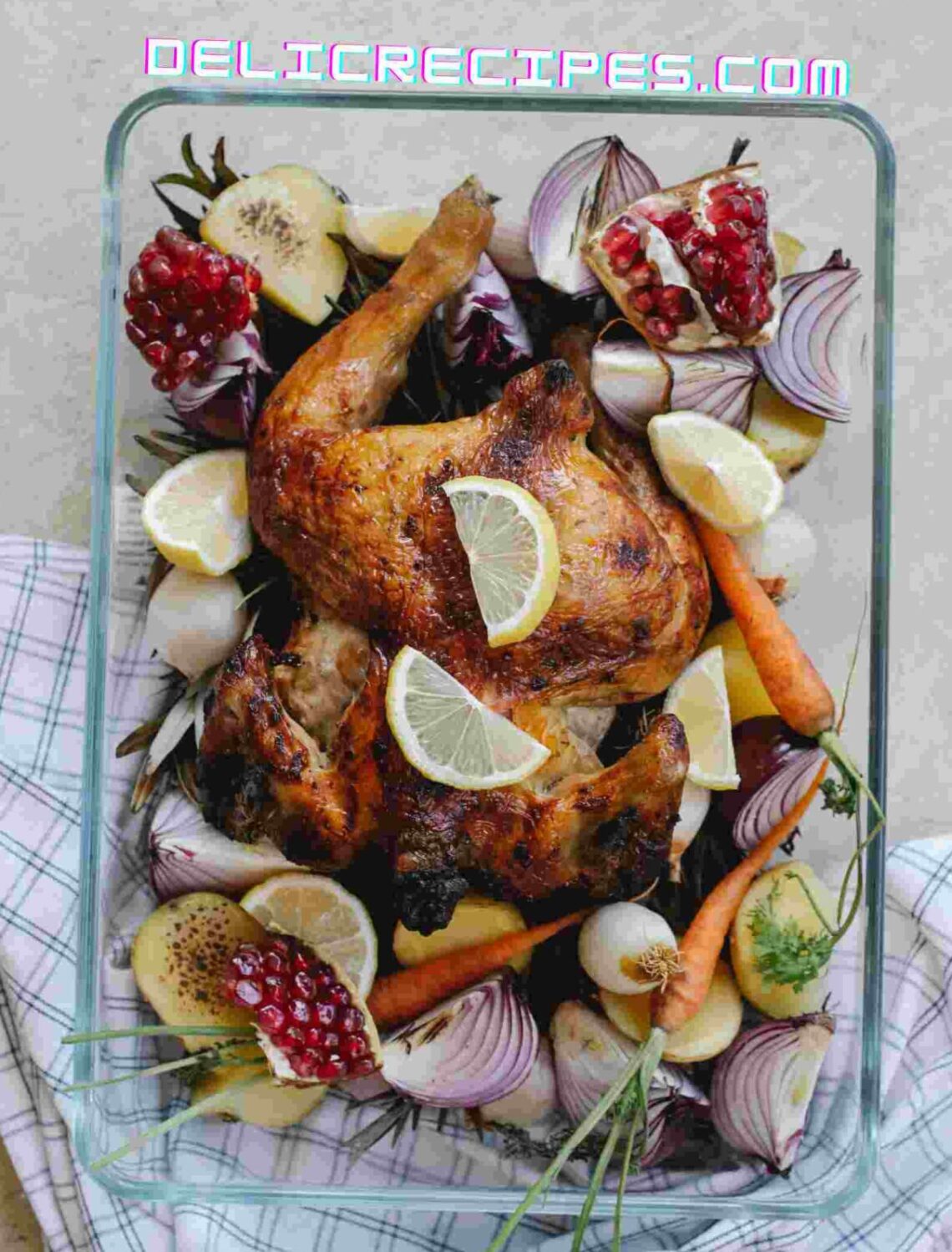 One-Pan of Baked Lemon Garlic Chicken Recipe of 2024