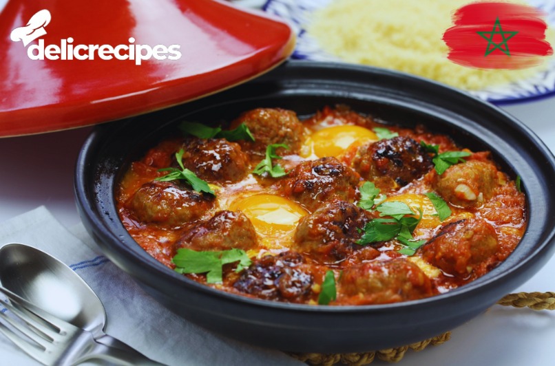 Moroccan Kefta Tagine with Eggs Recipe