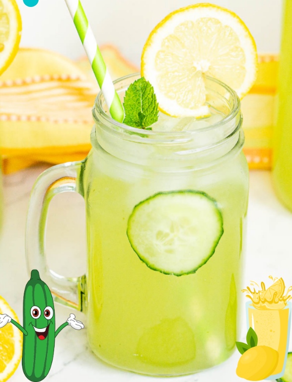 Recipe of Cucumber Lemonade Cooler and its benefits