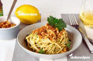 Spaghetti with Anchovies, Herbs, and Lemon Recipe