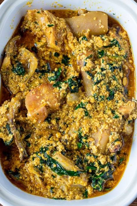 Making delicious recipe for Egusi Soup 2024