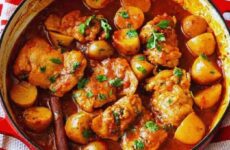 Moroccan Braised Chicken with Potatoes Recipe