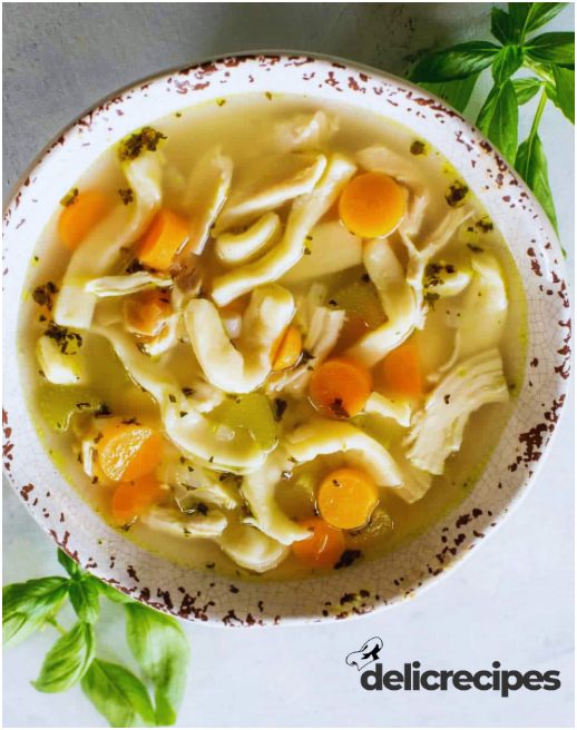 Homemade Chicken Noodle Soup Recipe and its Benefits