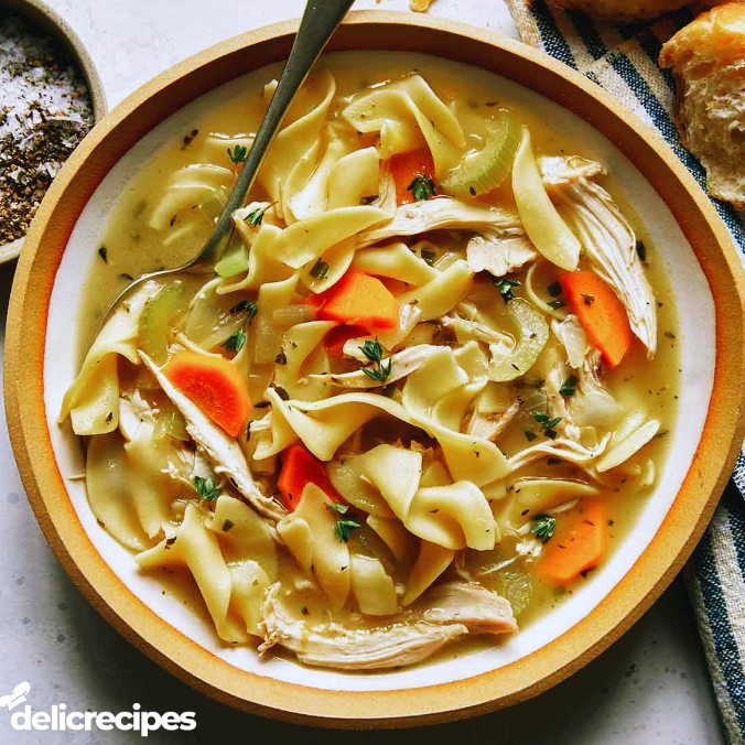 a simple and delicious chicken noodle soup recipe for 2024